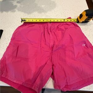 OP Women’s Hot Pink Elastic Waist Shorts